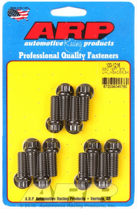 ARP ARP SB Chevy 12pt .875 UHL header bolt kit (100-1216) SR