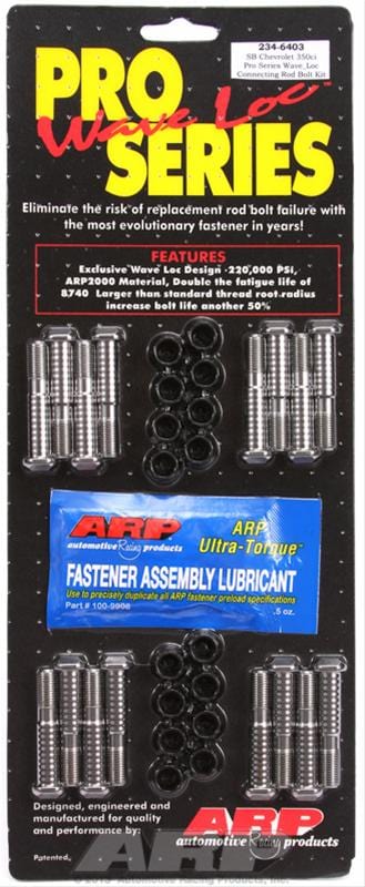 ARP ARP SB Chevy 305-307-350-409 wave-loc rod bolt kit (234-6403) SR