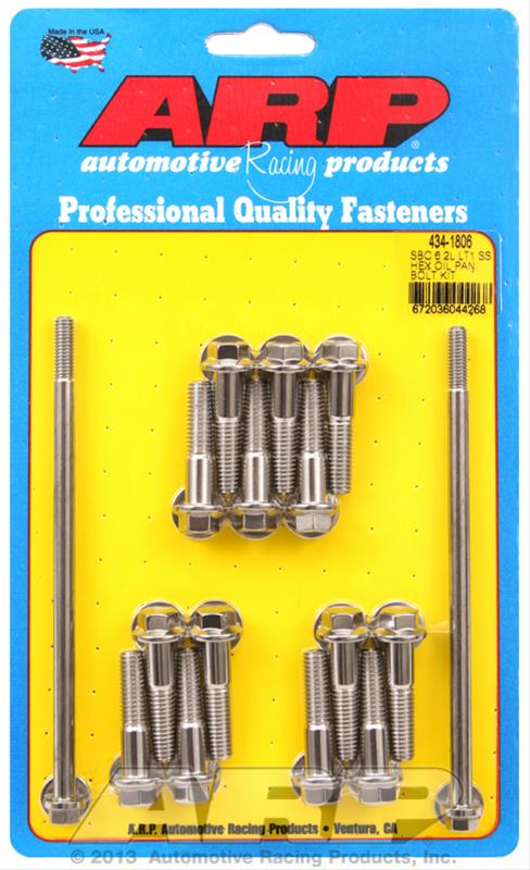 ARP ARP SB Chevy 6.2L LT1 SS hex oil pan bolt kit (434-1806) SR