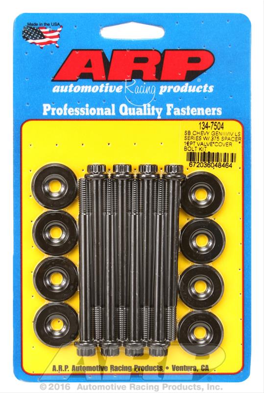 ARP ARP SB Chevy GENIII/IV LS Series w/.375 spacer 12pt valve co (134-7504) SR