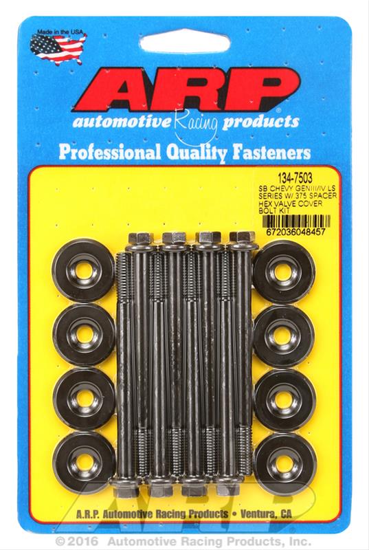 ARP ARP SB Chevy GENIII/IV LS Series w/.375 spacer hex valve cov (134-7503) SR