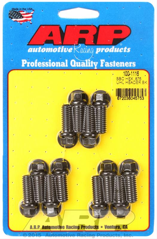 ARP ARP SB Chevy hex .875 UHL header bolt kit (100-1116) SR