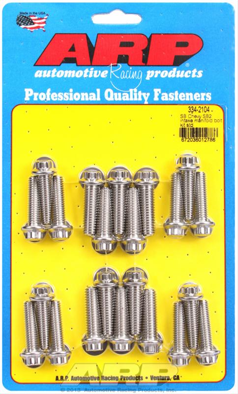 ARP ARP SB Chevy SB2 intake manifold bolt kit standard (334-2104) SR