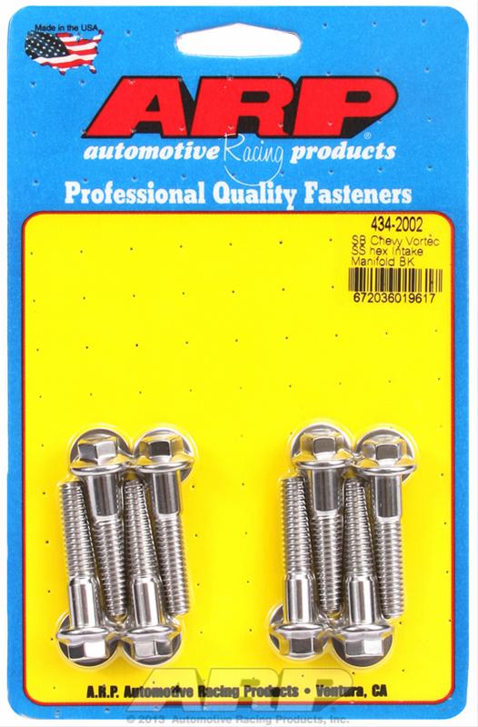 ARP ARP SB Chevy Vortec SS hex intake manifold bolt kit (434-2002) SR