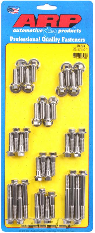 ARP ARP SB Tuned Port complete SS hex intake manifold bolt kit (434-2004) SR