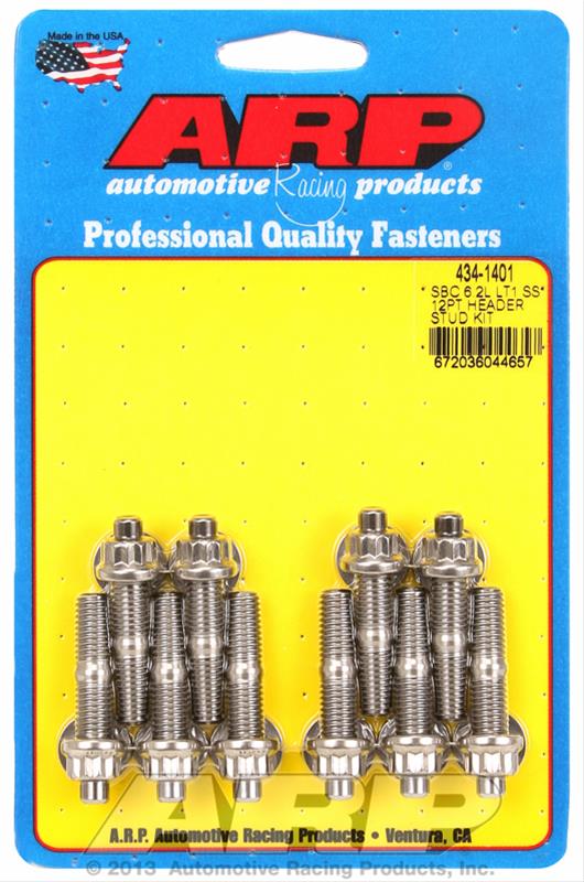 ARP ARP SBC 6.2L LT1 SS 12PT header stud kit (434-1401) SR