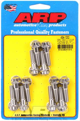 ARP ARP SBC/GENIII LS 3/8 flange SS 12pt header bolt kit (434-1202) SR