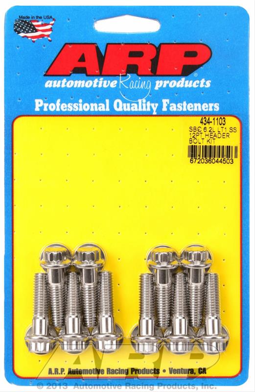 ARP ARP SBC LT1 6.2L SS 12pt header bolt kit (434-1103) SR