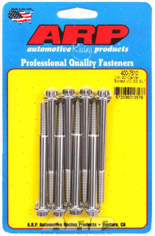 ARP ARP SS 1/4-20 center bolted valve cover bolt kit (400-7510) SR