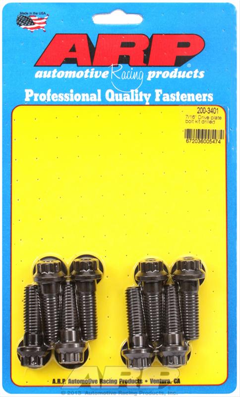 ARP ARP Wilwood drive plate bolt, 7/16, drilled 12 pt, 8pcs (200-3401) SR