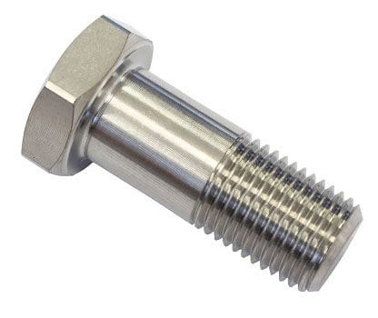 ASTRO 1/2-20 UNF x 1.250" UHL, Hex Head, 5/8" Thread Length, Each Astro Titanium Titanium Bolt AST-5812 SR