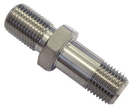 ASTRO 1/2-20 UNF x 1.975" OAL, 11/16" Hex Head, 3/4" Thread Length, Each Astro Titanium Titanium Stud AST-7319 SR