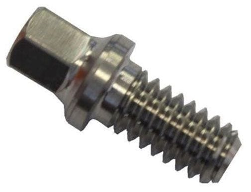 ASTRO 1/4-20 UNF x .500" UHL, Hex Head, 1/2" Thread Length, Each Astro Titanium Titanium Bolt AST-8005 SR