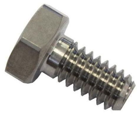 ASTRO 1/4-28 UNF x .625" UHL, Hex Head, Full Thread Length, Each Astro Titanium Titanium Bolt AST-5406 SR