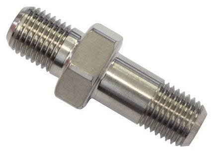ASTRO 3/8-24 UNF x 1.500" OAL, 9/16" Hex Head, 3/8" Thread Length, Each Astro Titanium Titanium Stud AST-7615 SR