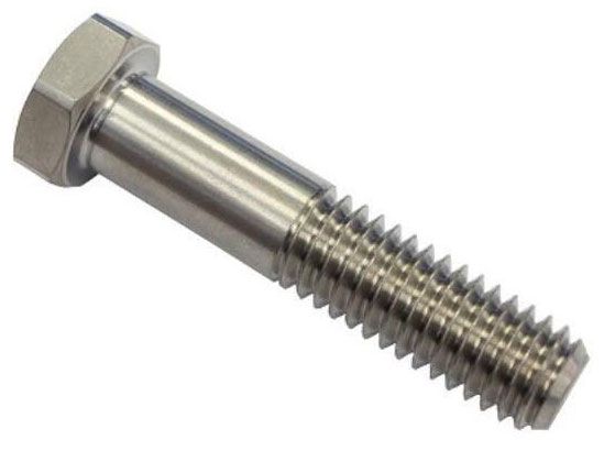 ASTRO 5/16-24 UNF x 1.500" UHL, Hex Head, 3/4" Thread Length, Each Astro Titanium Titanium Bolt AST-5515 SR