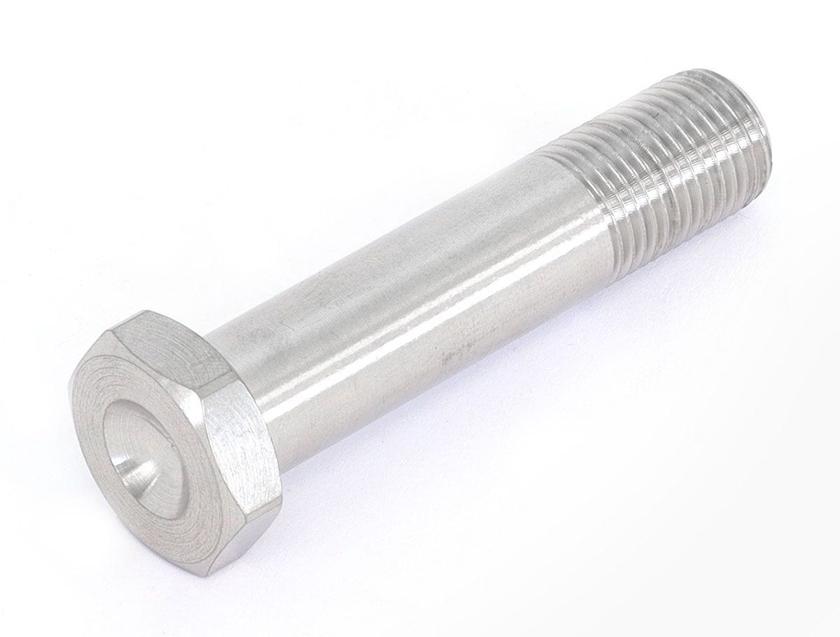 ASTRO Astro Titanium Ti Bolt 1/2"-20 x 2-1/4" Hex Head 3/4" UNF Thread AST-5822A SR