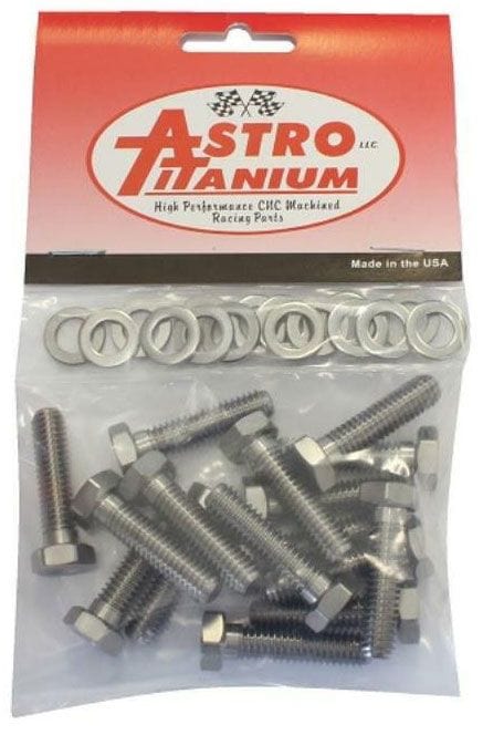 ASTRO Suit Beadlock Rims, 5/16-18 x 1.250" UHL With S/S Washers (32 Piece) Astro Titanium Titanium Bolt Kit AST-4512K SR