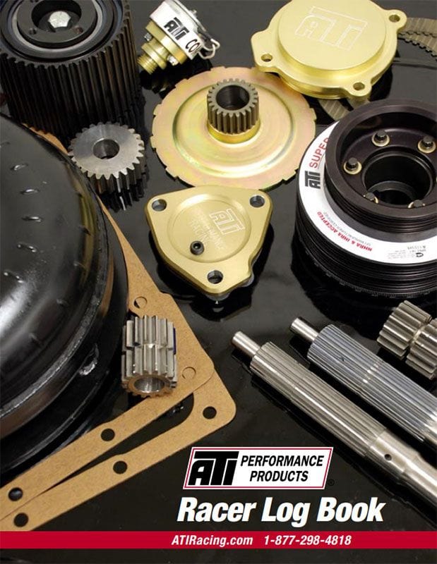ATI 36 Pages Of Logging Data ATI Performance Racer Log Book ATIZ31010 SR