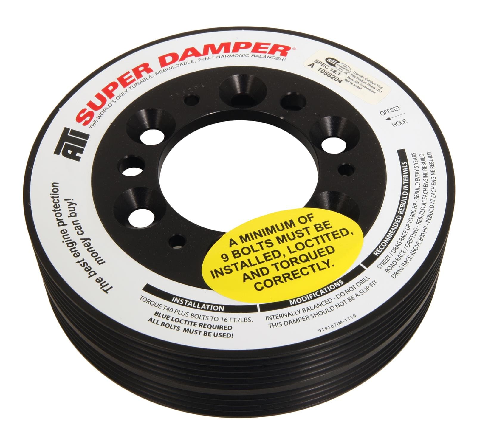 ATI Performance Products ATI Super Damper Harmonic Balancer Shells ATI916883 SR