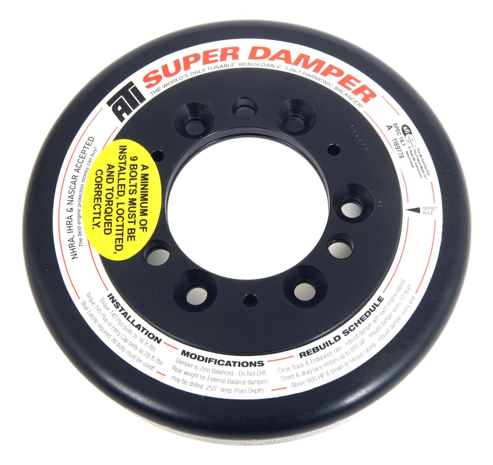 ATI Performance Products ATI Super Damper Harmonic Balancer Shells ATI917020 SR