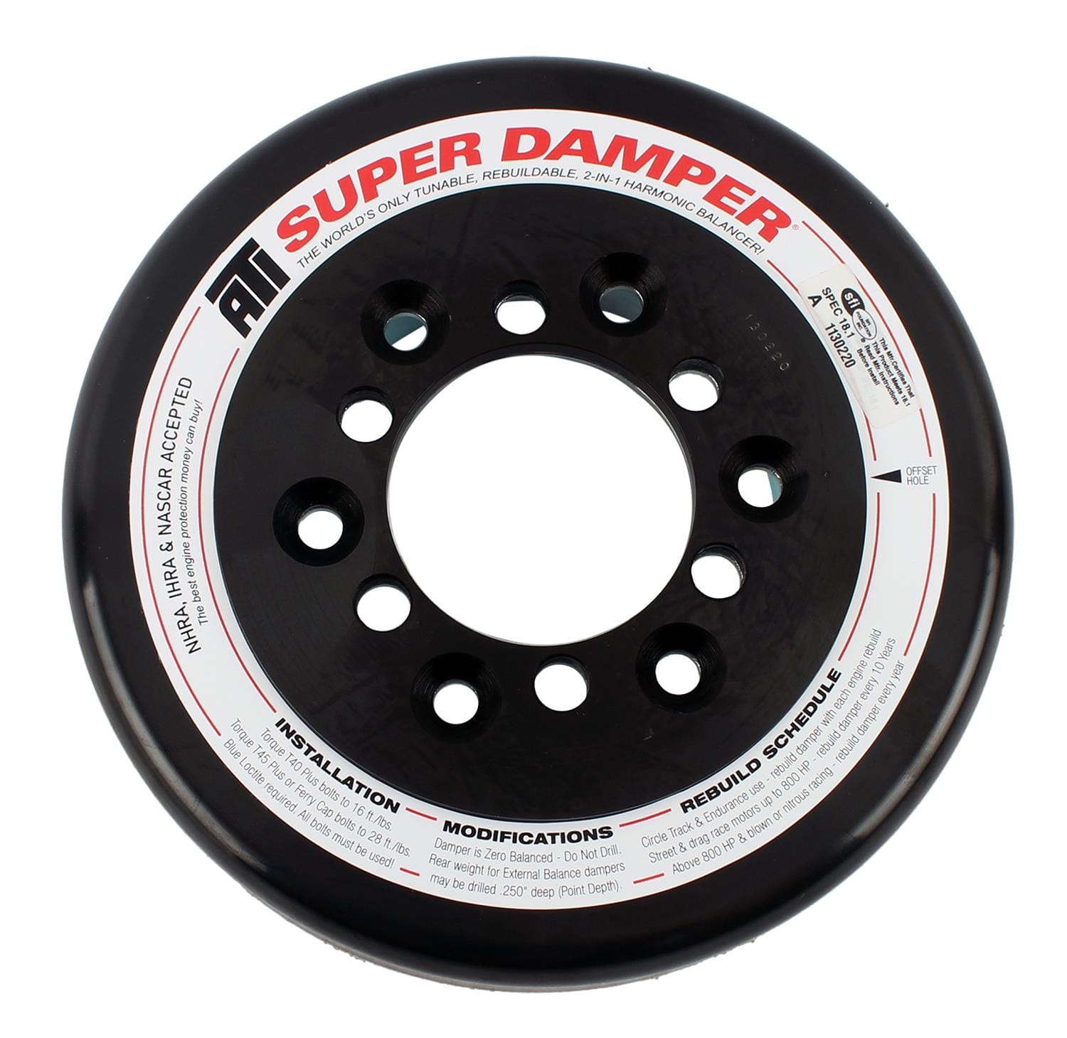 ATI Performance Products ATI Super Damper Harmonic Balancer Shells ATI918442E99 SR