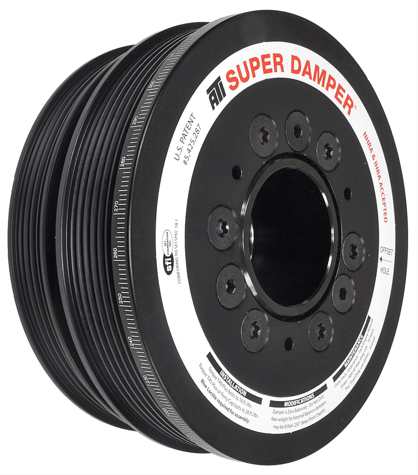 ATI Performance Products ATI Super Damper Serpentine Series Harmonic Balancers ATI917278 SR