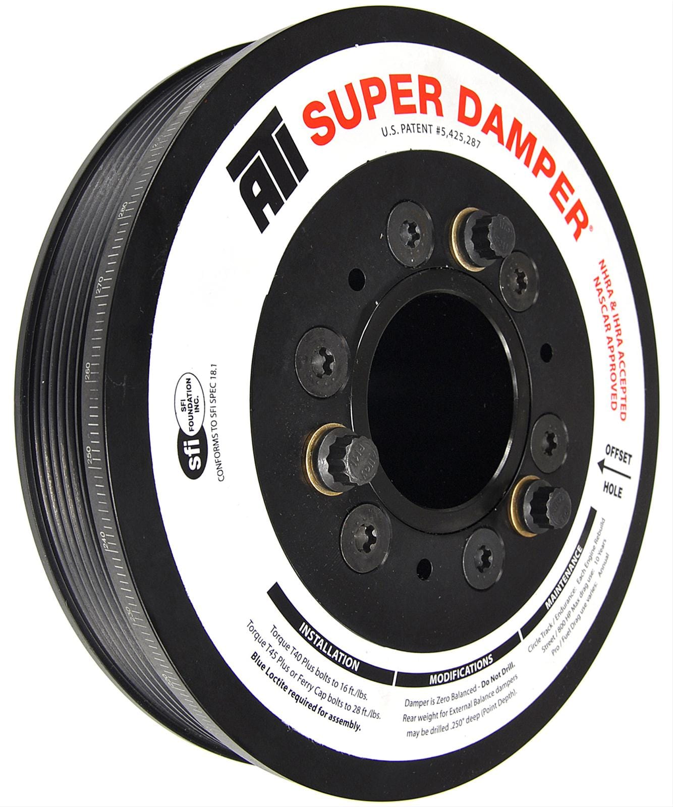 ATI Performance Products ATI Super Damper Serpentine Series Harmonic Balancers ATI917302 SR