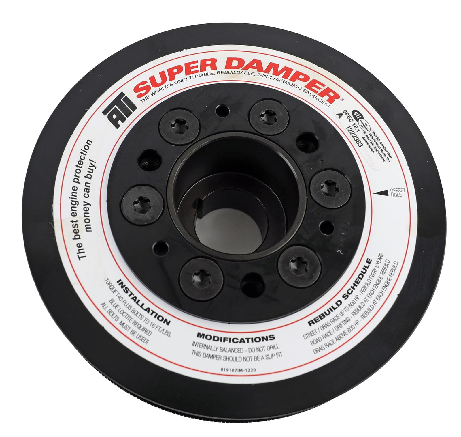 ATI Performance Products ATI Super Damper Serpentine Series Harmonic Balancers ATI917756 SR
