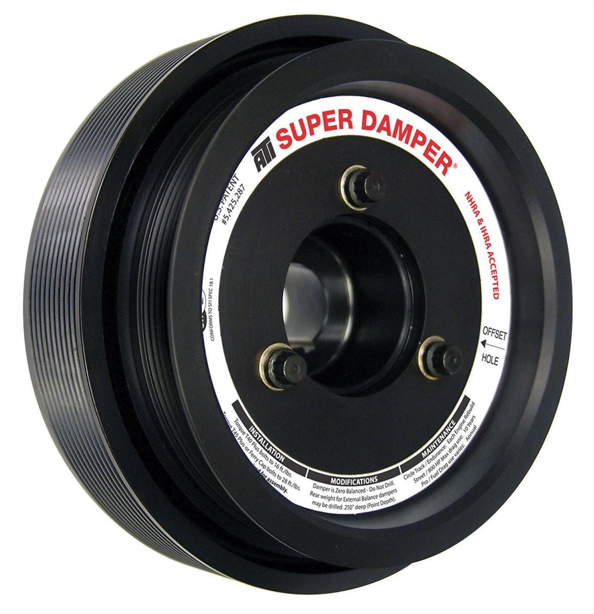 ATI Performance Products ATI Super Damper Serpentine Series Harmonic Balancers ATI918046 SR