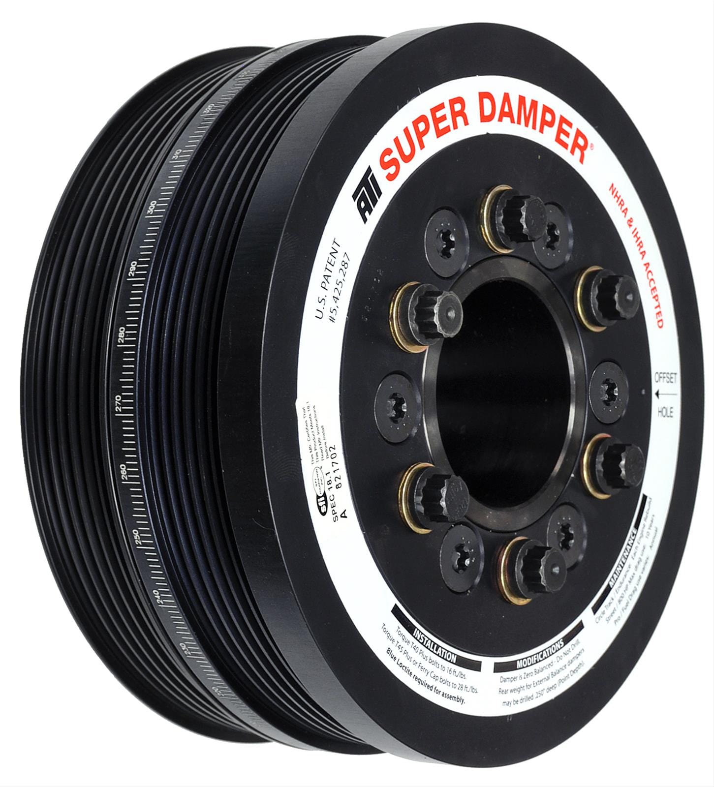 ATI Performance Products ATI Super Damper Serpentine Series Harmonic Balancers ATI918047A SR