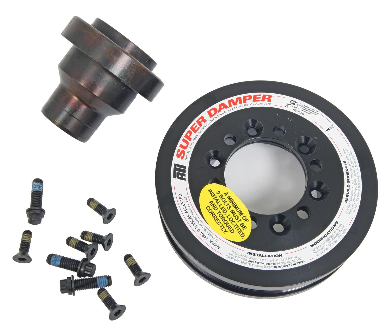 ATI Performance Products ATI Super Damper Serpentine Series Harmonic Balancers ATI918047N SR