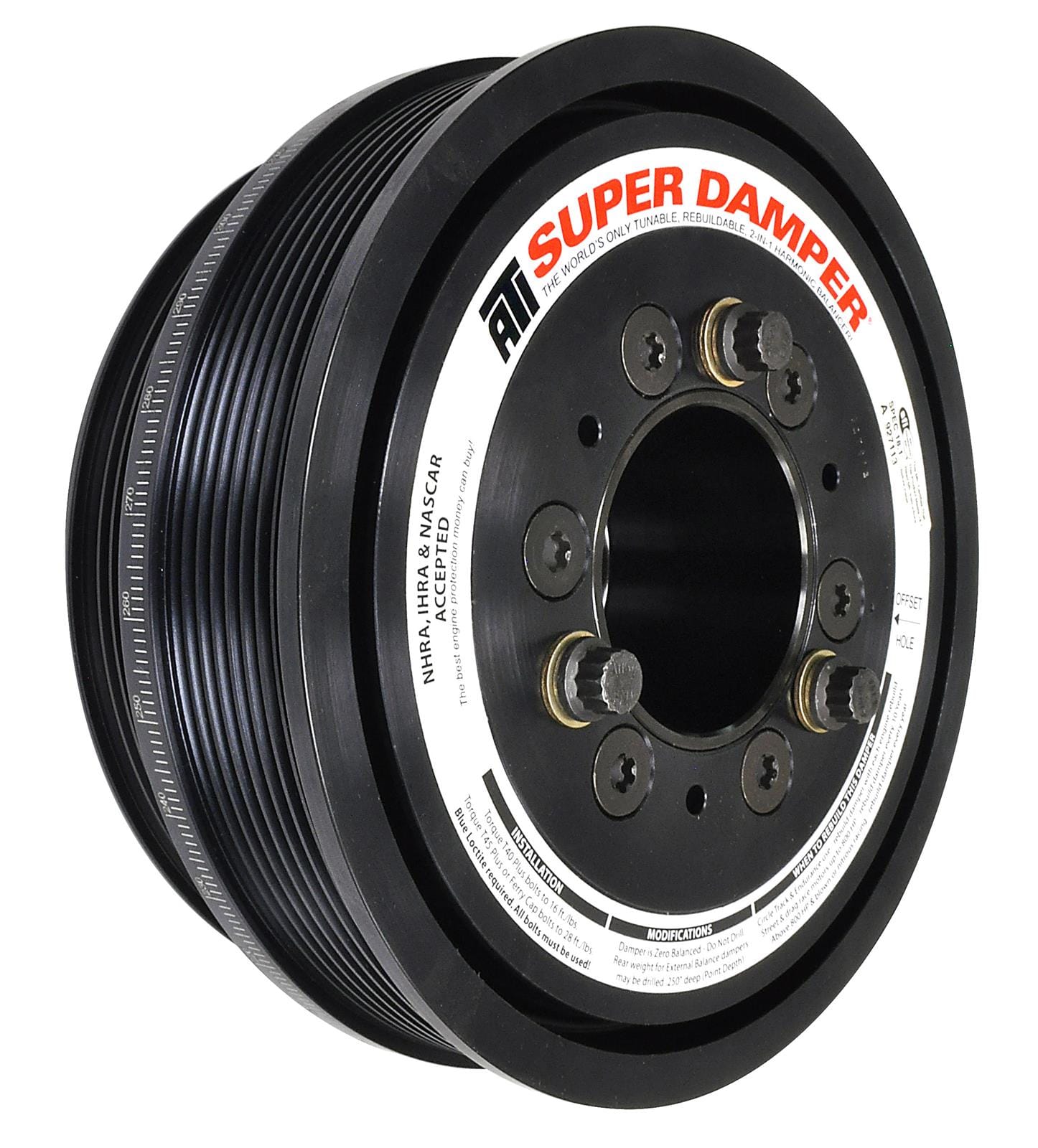 ATI Performance Products ATI Super Damper Serpentine Series Harmonic Balancers ATI918052 SR