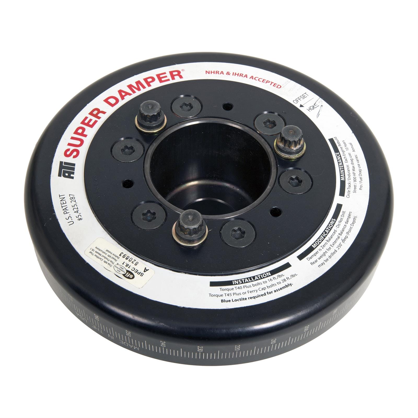 ATI Performance Products ATI Super Damper Serpentine Series Harmonic Balancers ATI918586 SR