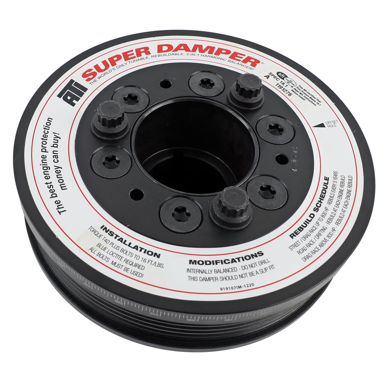 ATI Performance Products ATI Super Damper Serpentine Series Harmonic Balancers ATI918844 SR