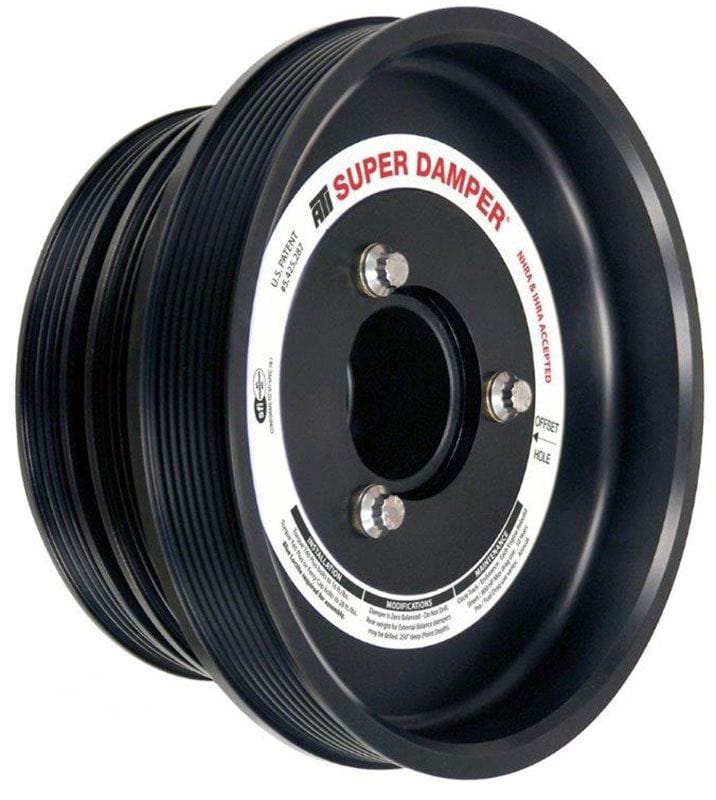 ATI Suit GM LS Series LSA 6.2L, No Supercharger Pulley ATI Performance Super Damper Harmonic Balancer SFI Approved - Steel/Alloy ATI918854 SR