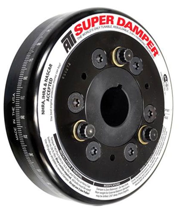 ATI Suit SB Chev, Internal Balance With Standard OEM Front, 3-Ring ATI Performance Super Damper Harmonic Balancer 7" Dia. SFI Approved ATI917785 SR