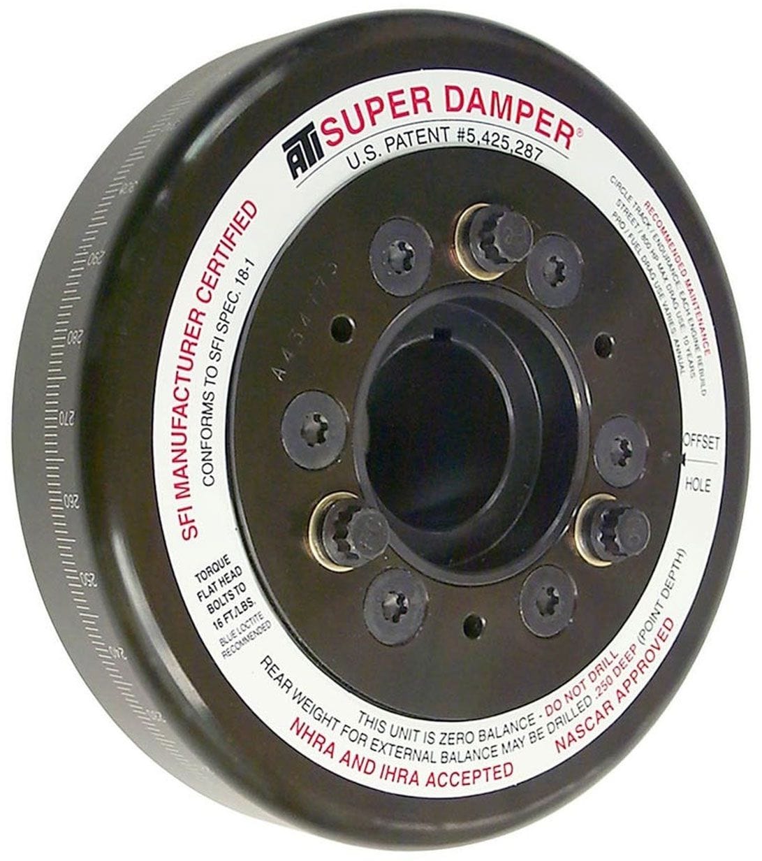 ATI Suit SB Chev, Internal Balance With Standard OEM Front & Inner Shell, ATI Performance Super Damper Harmonic Balancer 6.325" Dia. SFI Approved ATI917781 SR