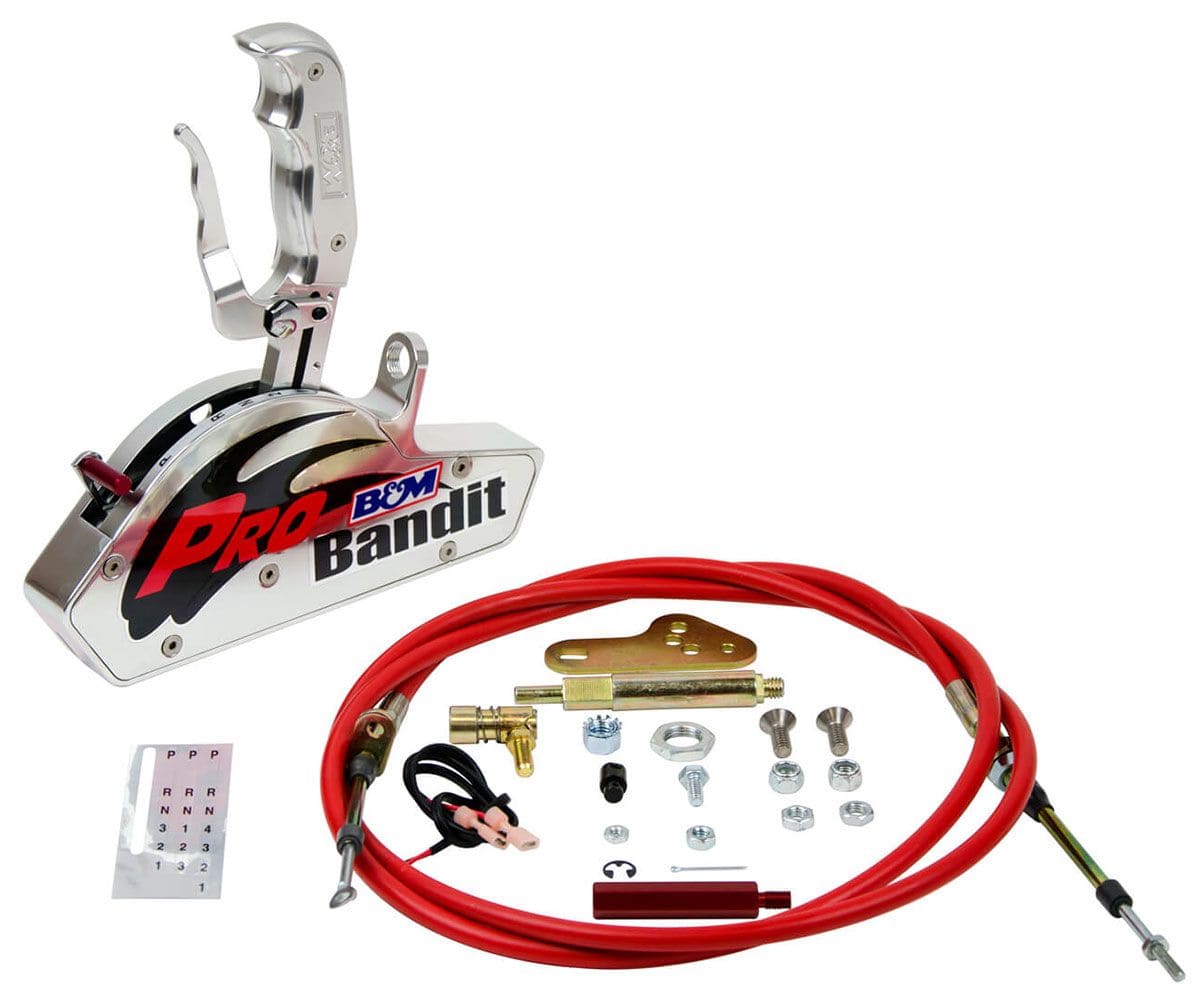 B&M 2- Speed Gate Shifter, Fits Powerglide, Complete Kit B&M Magnum Grip Pro Bandit Race Shifter BM81045 SR