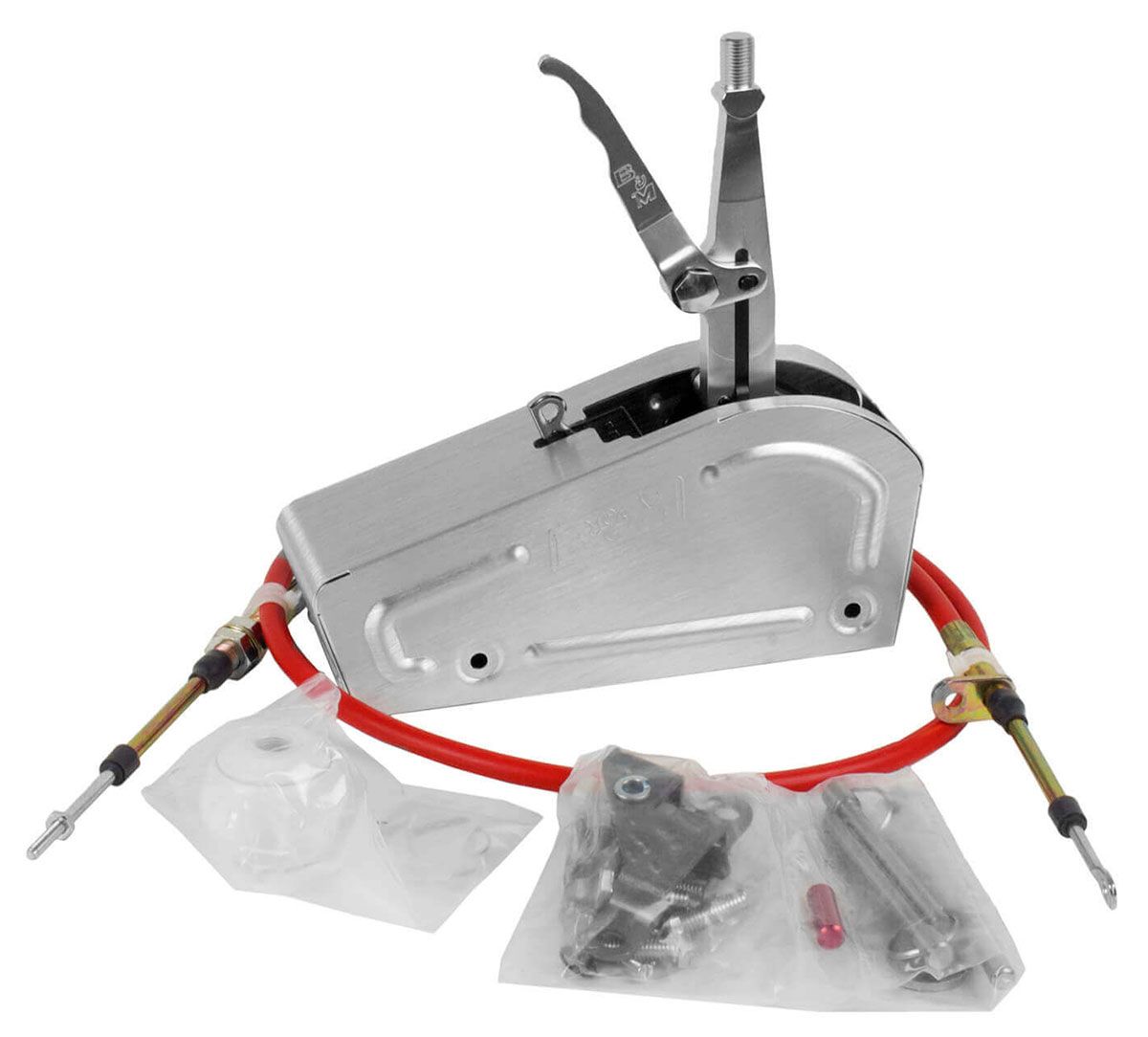 B&M 2 speed gate shifter, forward or reverse pattern valve bodies, with c B&M Pro Stick Shifter for Powerglide BM80704 SR