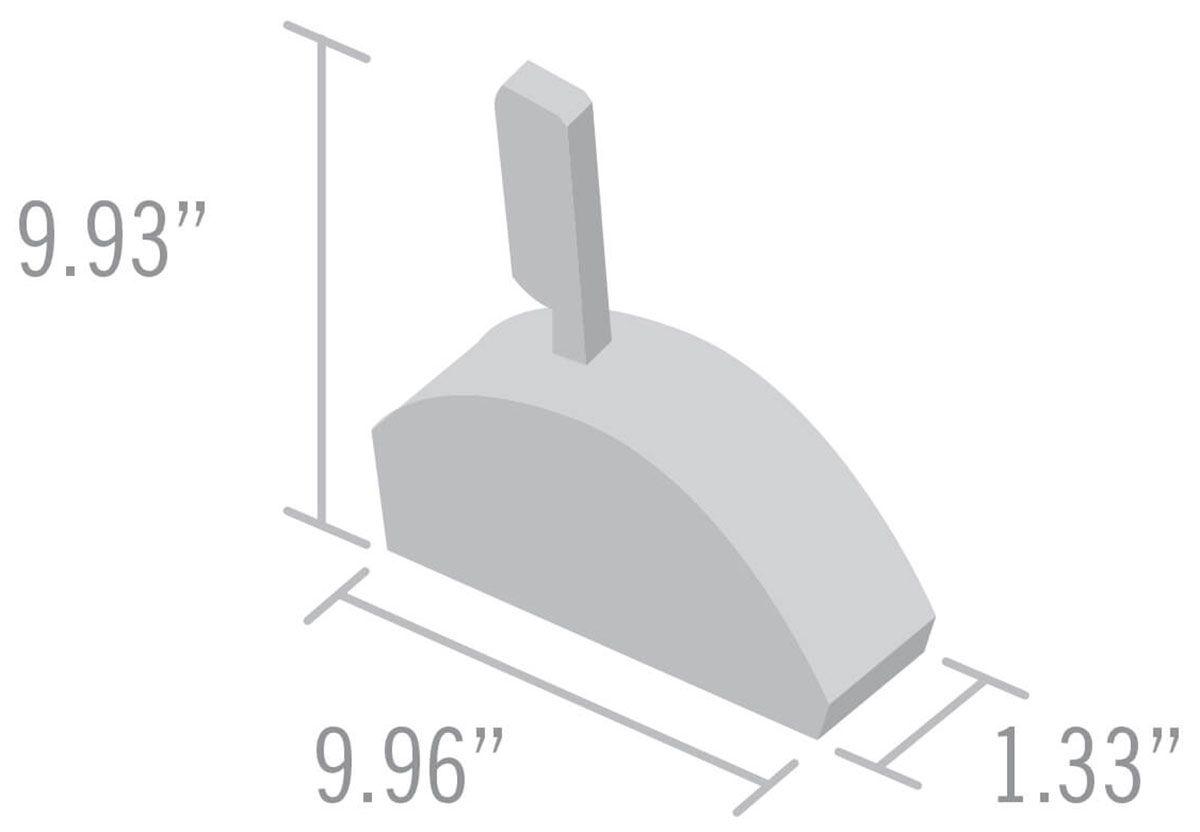 B&M 3 & 4 Speed Gate Shifter, Billet Aluminium Knob With Machined Insert B&M Hi-Tek Street Bandit Shifter BM80797 SR