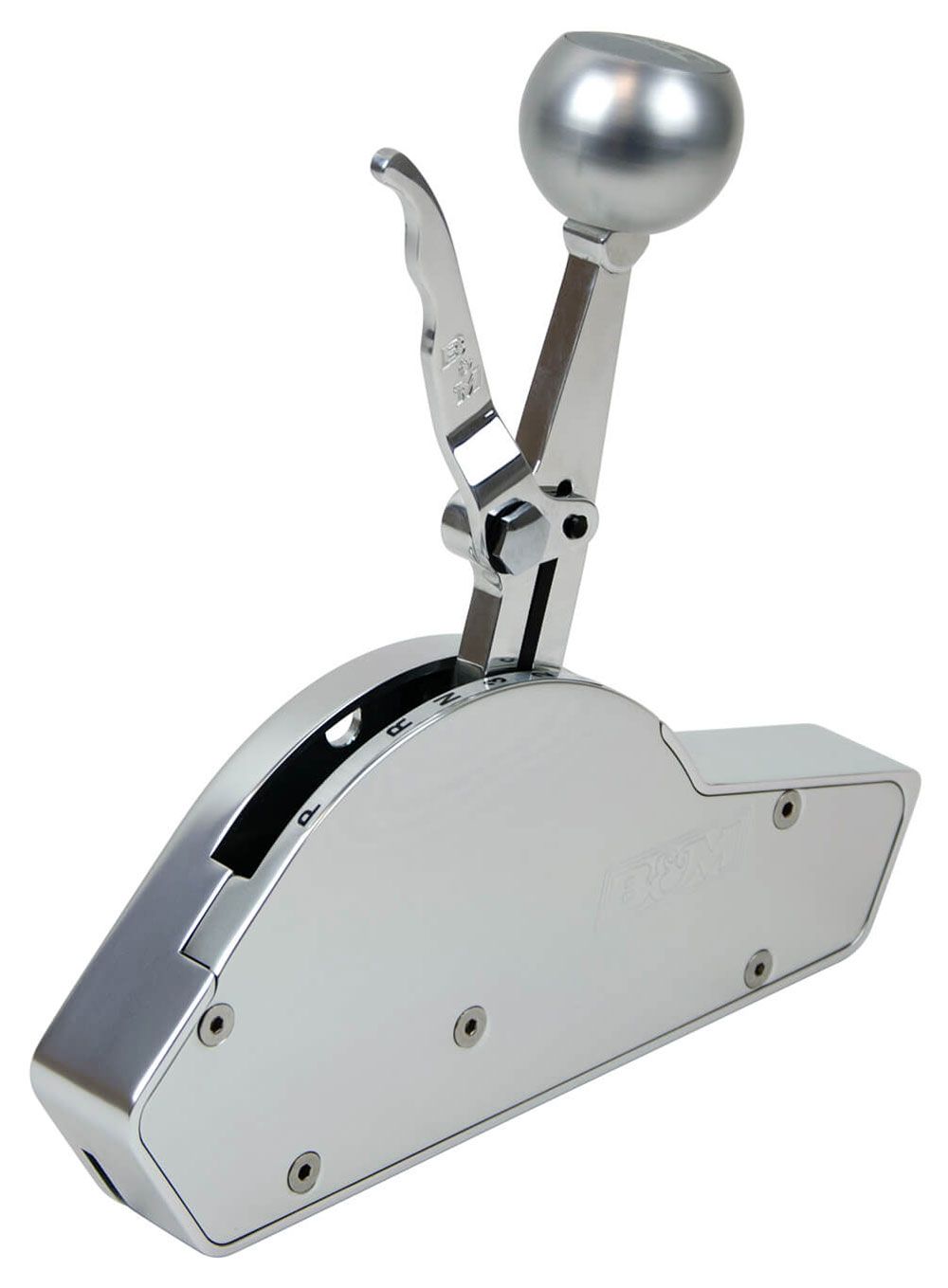 B&M 3 & 4 Speed Gate Shifter, Billet Aluminium Knob With Machined Insert B&M Hi-Tek Street Bandit Shifter BM80797 SR