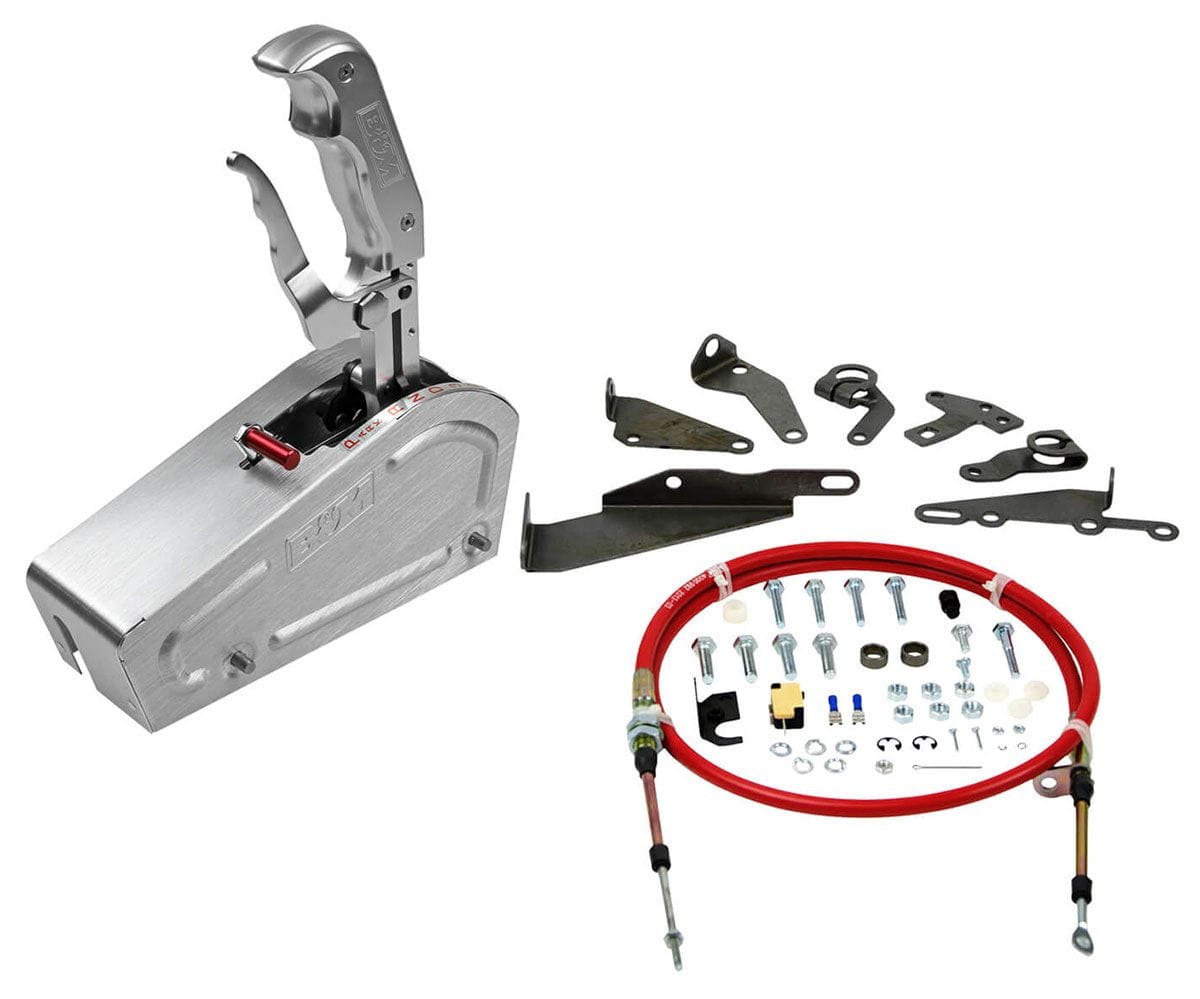 B&M 3 & 4 Speed Gate Shifter, Lightweight Aluminium Cover, 5' Super Duty B&M Magnum Grip Pro Stick Shifter BM81040 SR