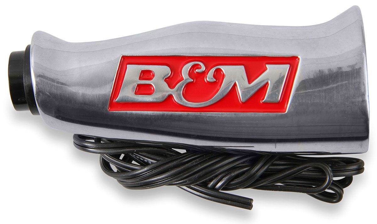 B&M Brushed Aluminium With Button Suit L/H Drive B&M Universal T- Handle BM80658 SR