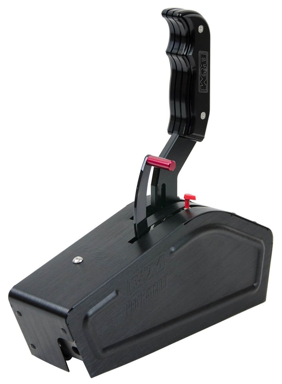 B&M Fits 3 & 4 speed GM, Ford & Chrysler transmissions, Pistol grip, Black B&M Stealth Pro Ratchet Shifter BM81120 SR