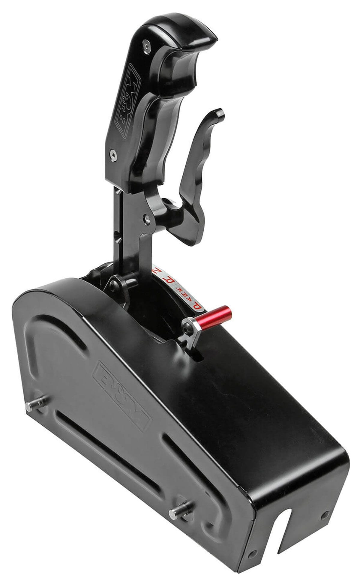 B&M Fits GM 3 & 4 speed Automatic Transmissions, Black anodised finish B&M Stealth Magnum Grip Pro Stick Shifter BM81052 SR