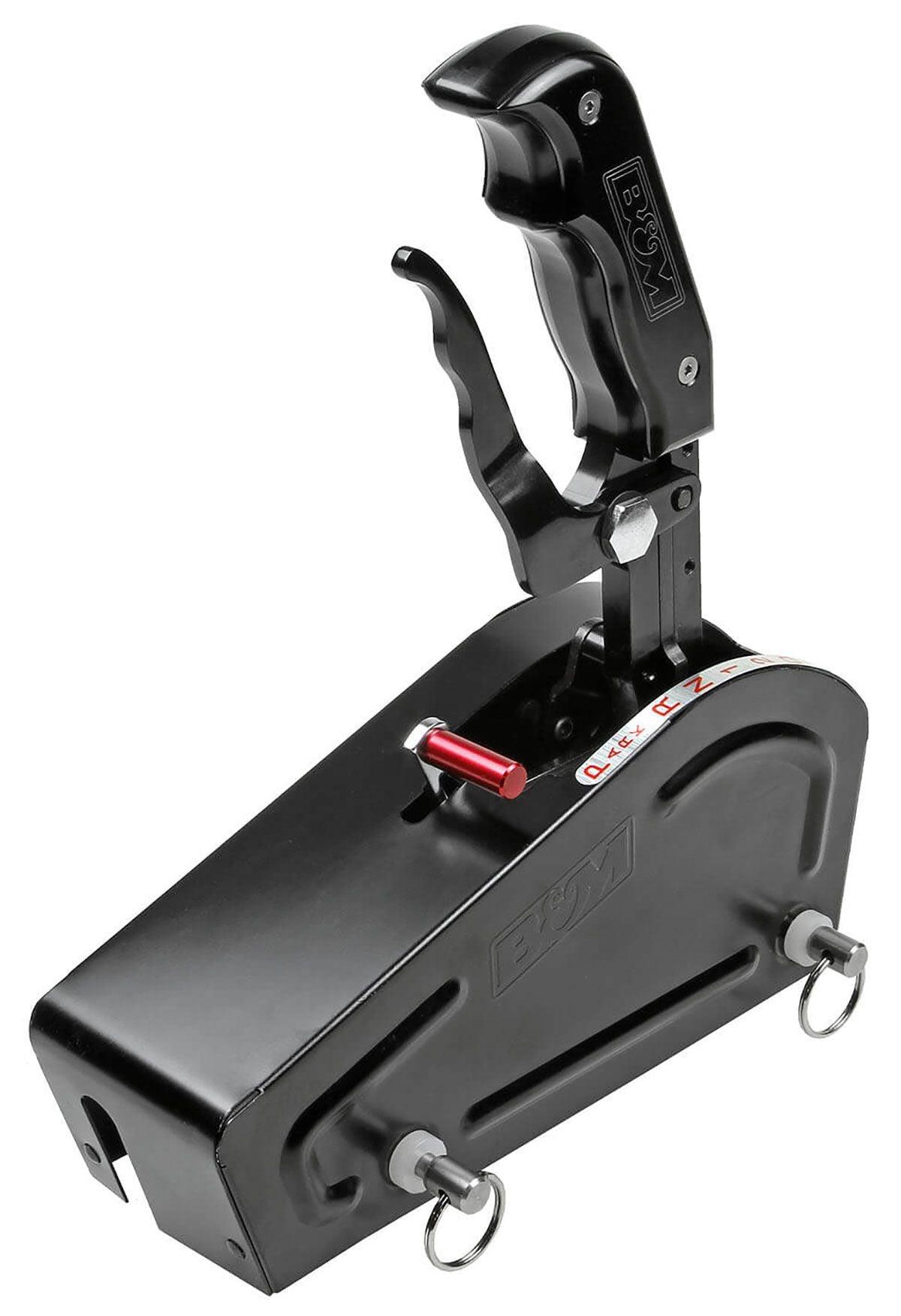 B&M Fits GM 3 & 4 speed Automatic Transmissions, Black anodised finish B&M Stealth Magnum Grip Pro Stick Shifter BM81052 SR