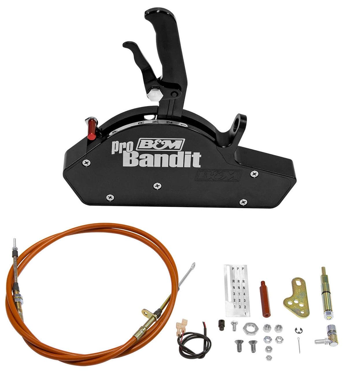 B&M Fits Powerglide, Black anodised, lightweight mechanism, Blade style h B&M Stealth Pro Bandit Race Shifter BM81112 SR