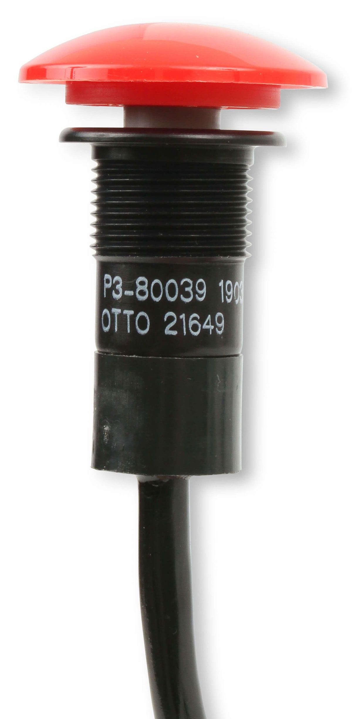B&M Large Red Button, Spiral Cord B&M Mushroom Cap Button Remote Switch BM46013 SR