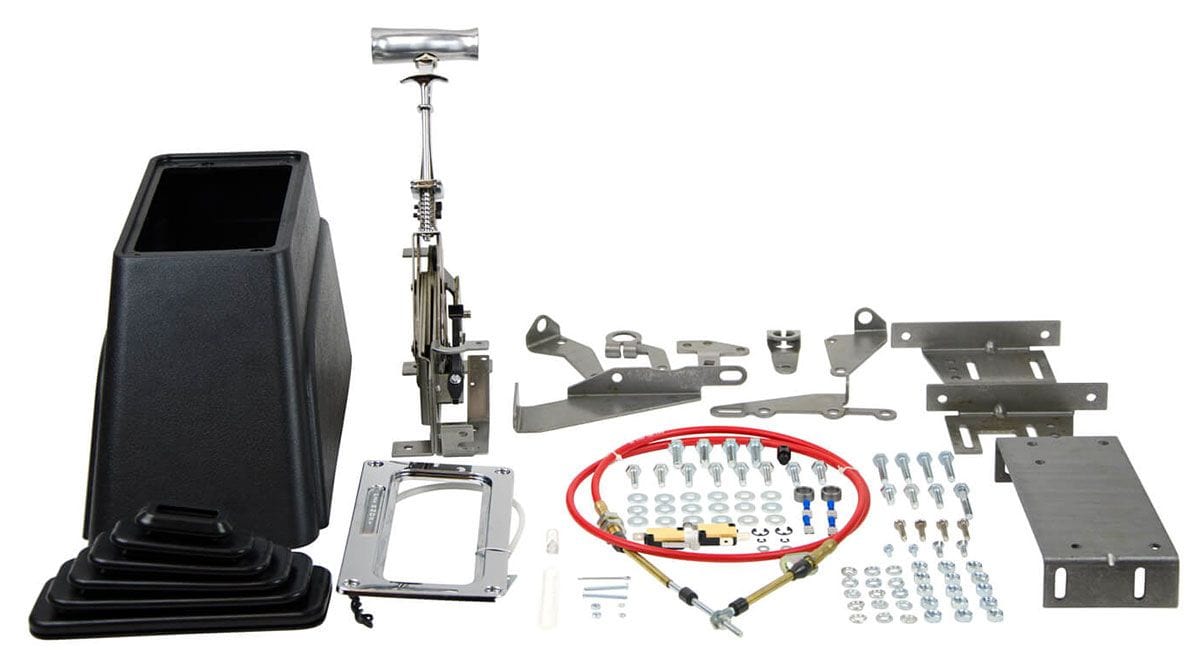 B&M Ratchet 3 & 4 Speed Shifter, Taller Base For Trucks & Bench Seat Appl B&M Truck MegaShifter BM80680 SR